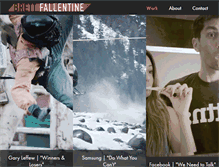 Tablet Screenshot of brettfallentine.com